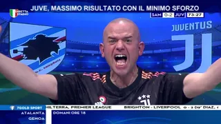 Sampdoria Juventus 1-3 con Valerio Pavesi e Marcello Chirico