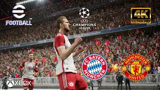 eFootball 2024 - Bayern Múnich vs Manchester United | UEFA CHAMPIONS LEAGUE | Next Gen SERIES X [4K]
