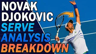 Novak Djokovic Serve Analysis Breakdown- One Of The Most UNDERRATED Serves Of All Time