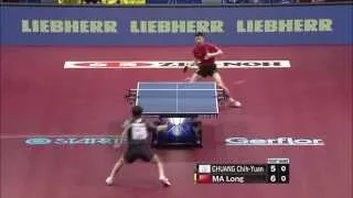 2014 WTTTC MT-SF TPE-CHN (2) Chuang Chih-Yuan - Ma Long (full match|short form in HD)