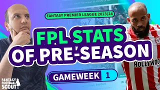 FPL STATS OF THE DAY: Pre-Season | Fantasy Premier League 23/24