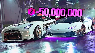 Need for Speed HEAT Mod - NEW COPS & LOSING $50,000,000 IN ONE NIGHT!!!