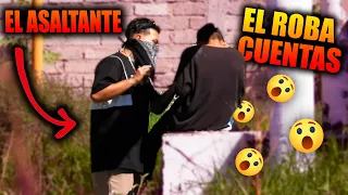 LE DOY SU MERECIDO A UN *LADRON DE CUENTAS* CON UN ASALTANTE!! 😡 FREE FIRE