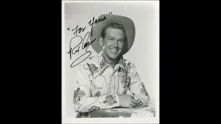 Rex Allen - I'm So Alone With The Crowd (c.1945)**