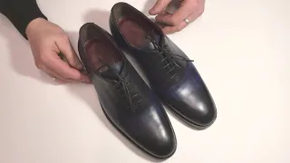 Обувь ручной работы kazman shoes. Оксфорды в патине space