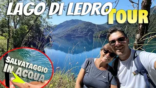 Tour of LAGO di LEDRO, one of the most beautiful alpine lakes 🏄‍♂️Lake tour with SUP