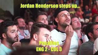 World Cup 2018 England vs Colombia - fans amazing reactions