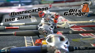 Ott’s Garage: Fluorocarbon Line sizes for baitcaster