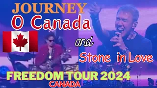 Journey -  " O Canada " Guitar Solo by Neal Schon " followed by  Stone in Love /Freedom Tour 2024