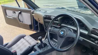 BMW E30 325i Manual Convertible - 68,000 Miles - Interior etc  - oldcolonelcars.co.uk