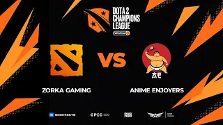 Zorka Gaming vs Anime Enjoyers, Winline D2CL Season 15, bo3, game 1 [Ezh1k & 4ce]