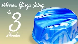 3 Min  3 Ingredients Mirror Glaze Recipe Easy Mirror Glaze Recipe Without Gelatine Cake Tuto