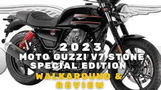 2023 Moto Guzzi V7 Stone Special Edition : A Perfect Blend of Classic Style and Modern Technology