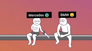 BMW против Mercedesa(ты чё делаешь, пилю а ну пили пили)