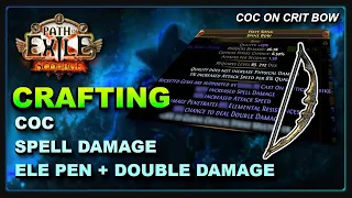 PoE 3.16 - Crafting a CoC Cast on Crit Bow