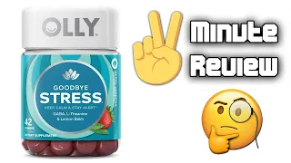 The 2 Minute Review - OLLY Goodbye Stress