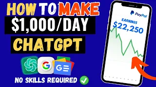 (MAKE $1000/Day) Laziest SIDE HUSTLE To Make Passive Income Using AI + Google Trends | TOO EASY!