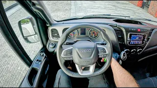 NEW Iveco Daily 2023 [F1C 3,0 L 180HP]|0-100| POV Test Drive #1807 Joe Black