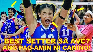 Angel Canino, MAY INAMIN Tungkol Kay Jia Morado! Overall BEST SETTER For AVC 2024?