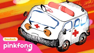 Krankenwagen zur Rettung | Auto Geschichten | Baby Shark Deutsch | Pinkfong Kinderlieder