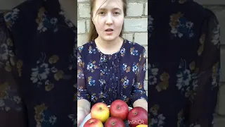 Предметный урок с яблоками!)