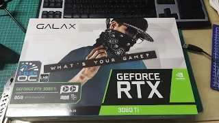 Things in stream: Upgrading to a Geforce 3060ti and PC Maintenance