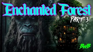 Enchanted Forest - Bigfoot Quest - Part 3  - - - - HUGE CAVE + SCARY !!!