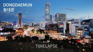 Dongdaemun Sunset Timelapse, Seoul