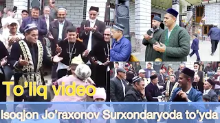 Isoqjon Jo’raxonov Surxondaryo Sariosiyo Tokchiyon qishlog’ida to’y xizmatida