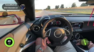 2018 ZL1 6spd 60-130 Spinning 🕹🤚🏻🦶🏻 testing out the no lift shifting
