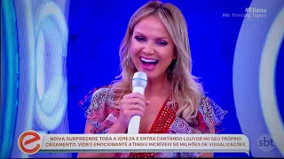 Noiva cantando Yeshua - Programa da Eliana