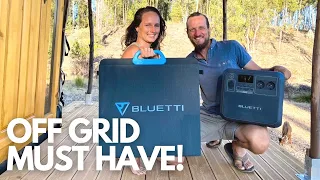 Easy Off Grid Power Solution! Bluetti AC180 And Solar Panels.