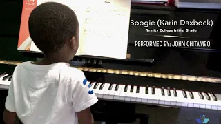 Boogie (Karin Daxbock) - Trinity College Piano Initial Grade 2021 - 2023 - John Chitambo.