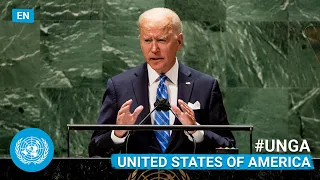 🇺🇸 United States of America - President Addresses UN General Debate, 76th Session (English) | #UNGA