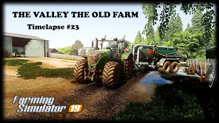 Harvesting barley, baling straw, planting sunflower | The Valley The Old Farm | FS19 Timelapse #23