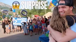 WIFE RENTS OUT WATER PARK FOR INSANE SURPRISE 40TH BIRTHDAY PARTY | HUSBAND STUNNED!