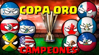 CAMPEONES de la COPA ORO CONCACAF countryballs