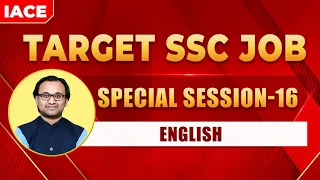 SSC CGL,CHSL English Classes 2023 | Special English -2 class for SSC CGL, CHSL,MTS | IACE