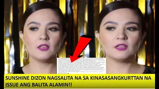 SUNSHINE DIZON NAGSALITA NA KASO NA KINASANGKUTAN AT ANG MGA NAKASAMA NIYA DITO ALAMIN