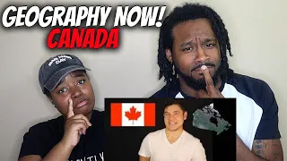 AMERICAN COUPLE REACT "Geography Now! Canada"