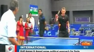 3 days Table Tennis Clinic at Manav Rachna Sports Academy with Peter Karlsson