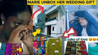 Marie UNBOX Her WEDDING GIFT From Moses Bliss CRYING As She Is WELCOMED HOME By Moses's  Mother #Fun