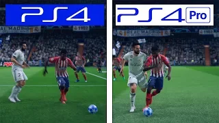 Fifa 19 | PS4 vs PS4 Pro | Graphics Comparison | Comparativa