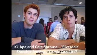 Riverdale - K.J. Apa and Cole Sprouse Interview, Season 2 (Comic Con)