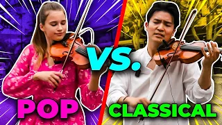 CLASSICAL vs POP - Which do people prefer? ⚔️ ft. Karolina Protsenko