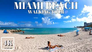 MIAMI BEACH WALKING TOUR FEBRUARY 4K UHD 60FPS FLORIDA USA