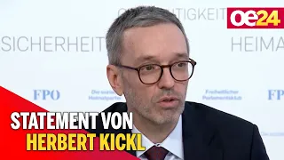 FPÖ: Herbert Kickl zu aktueller politischer Situation