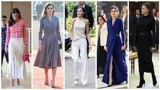 Queen letizia  Dresses style | Royal fashion