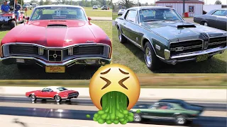 1968 Mercury Cougar GT-E drag racing 1970 Mercury Cyclone | STOCK DRAG RACE