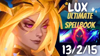 xLux| 🔮•ULTIMATE SPELLBOOK LUX GAMEPLAY•🔮13/2/15 | League of Legends